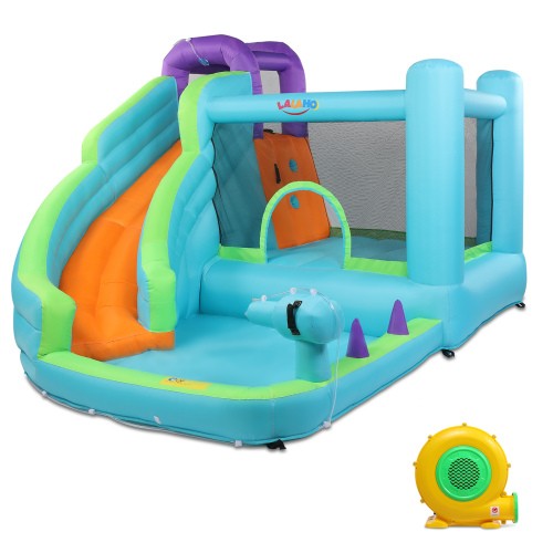 Inflatable bounce house with - house,